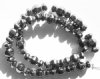 16 inch strand of 20x8mm Hematite Fancy Lantern Beads